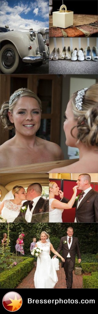 montage of wedding images from wedding shoot in dartford and swanley kent