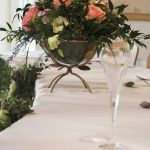 Wedding breakfast table decorations