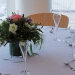 Wedding breakfast table decorations