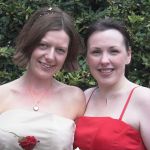 Bride and her chief bridesmaid